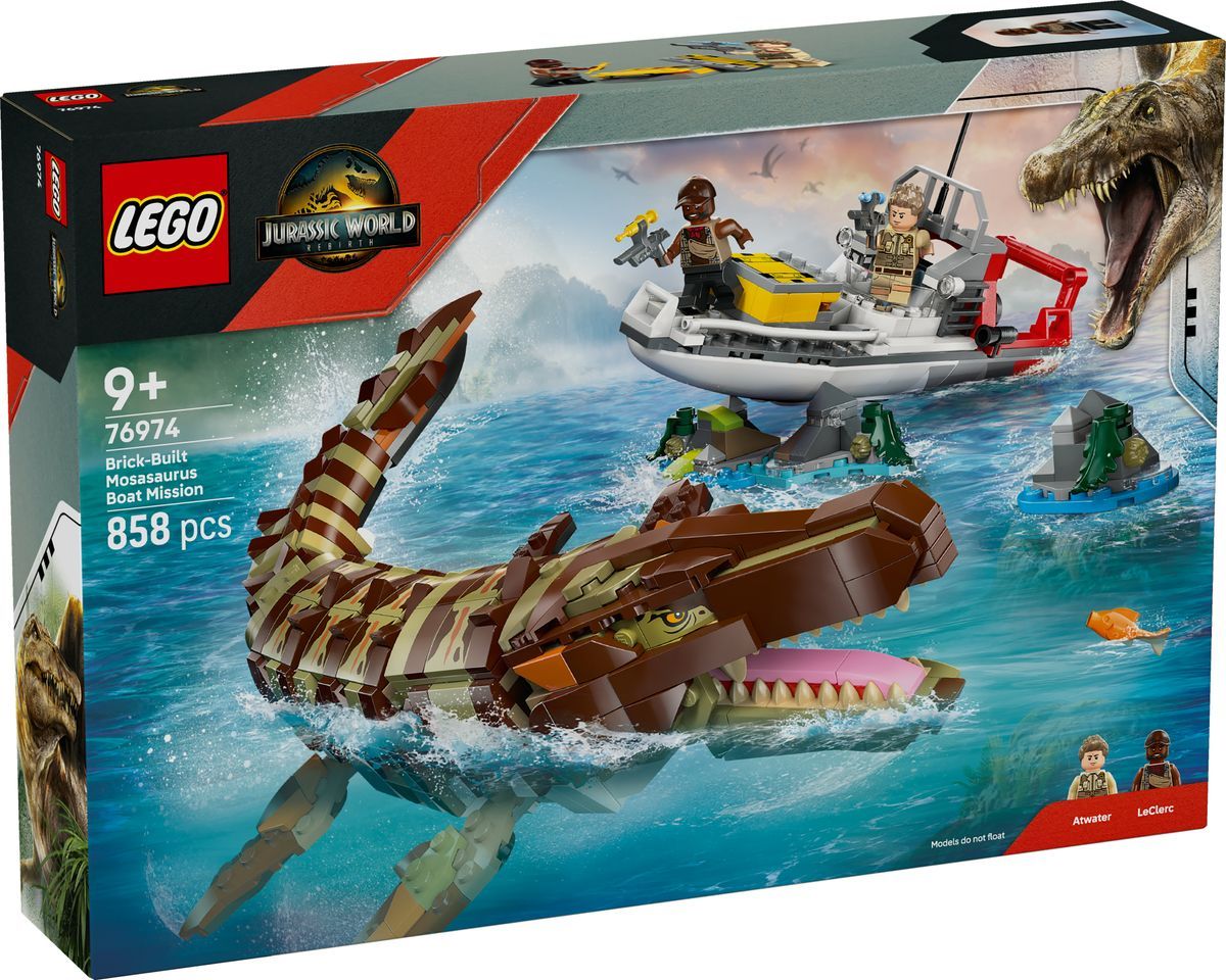76974 LEGO® Jurassic World Mosasaurier: Die Bootmission